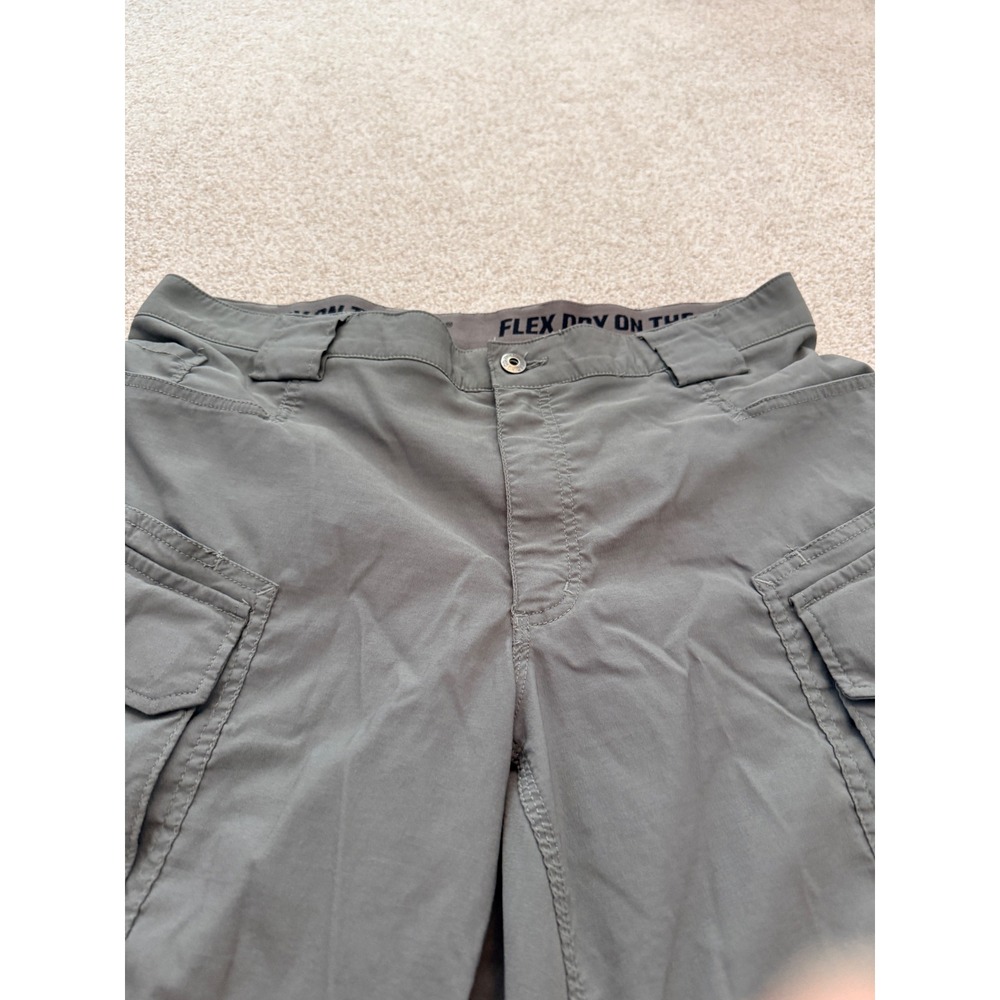 Duluth Trading Co Cargo Shorts Mens 38 Gunmetal Flex Dry on the Fly 9 Inseam - Picture 8 of 9
